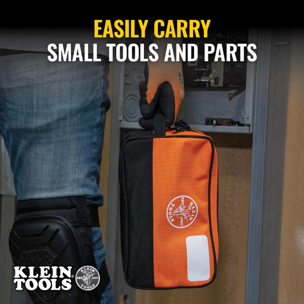 Foto 4 | Bolsa Para Herramientas Con Cierre Klein Tools 55582 Con Compartimentos Dobles - Venta Internacional.
