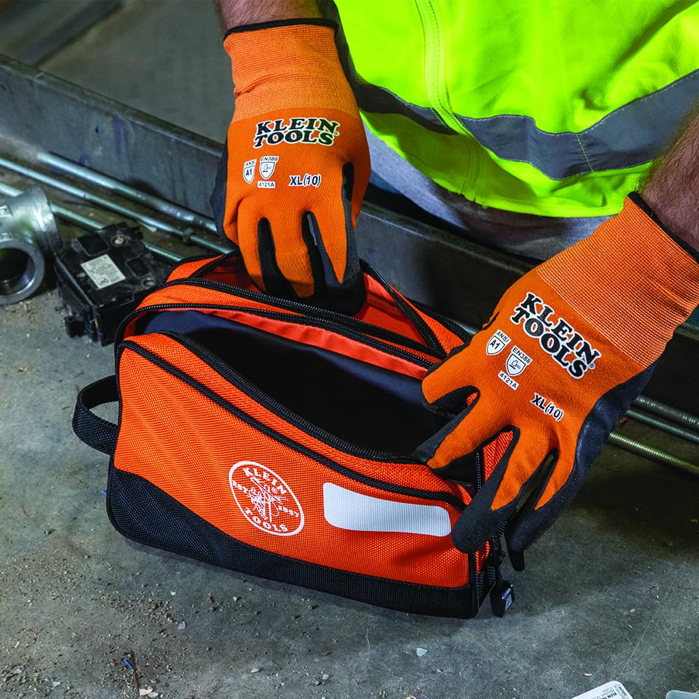 Foto 6 | Bolsa Para Herramientas Con Cierre Klein Tools 55582 Con Compartimentos Dobles - Venta Internacional.