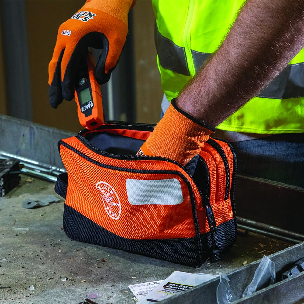 Foto 7 | Bolsa Para Herramientas Con Cierre Klein Tools 55582 Con Compartimentos Dobles - Venta Internacional.
