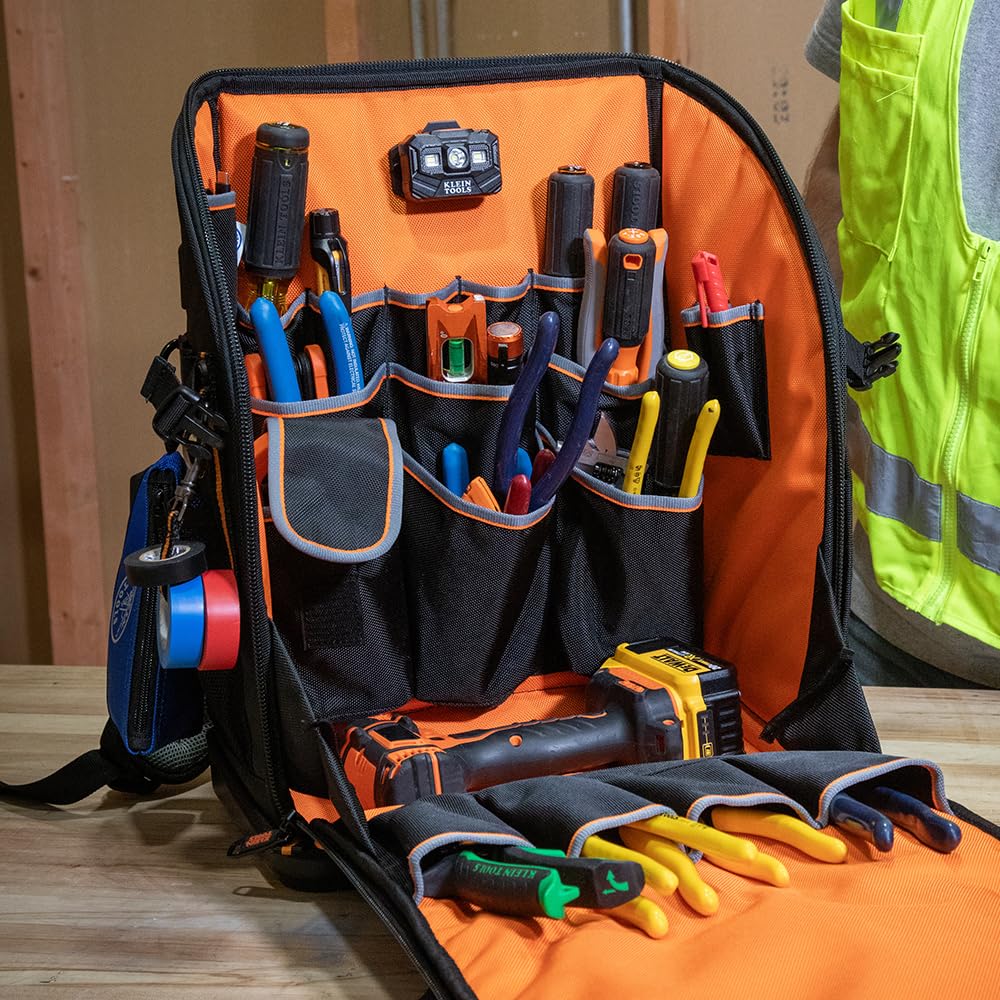 Foto 8 pulgar | Mochila Para Herramientas Klein Tools 62482 Tool-station Pro 27 Bolsillos - Venta Internacional.