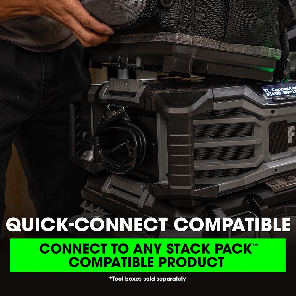 Foto 3 pulgar | Sistema De Almacenamiento Jobsite Mochila Flex Stack Pack De 16 Pulgadas - Venta Internacional.