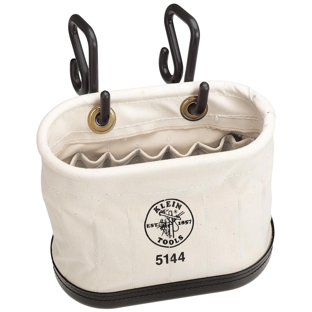 Cubeta Para Herramientas Klein Tools 5144 De Lona Ovalada Con 15 Bolsillos - Venta Internacional.
