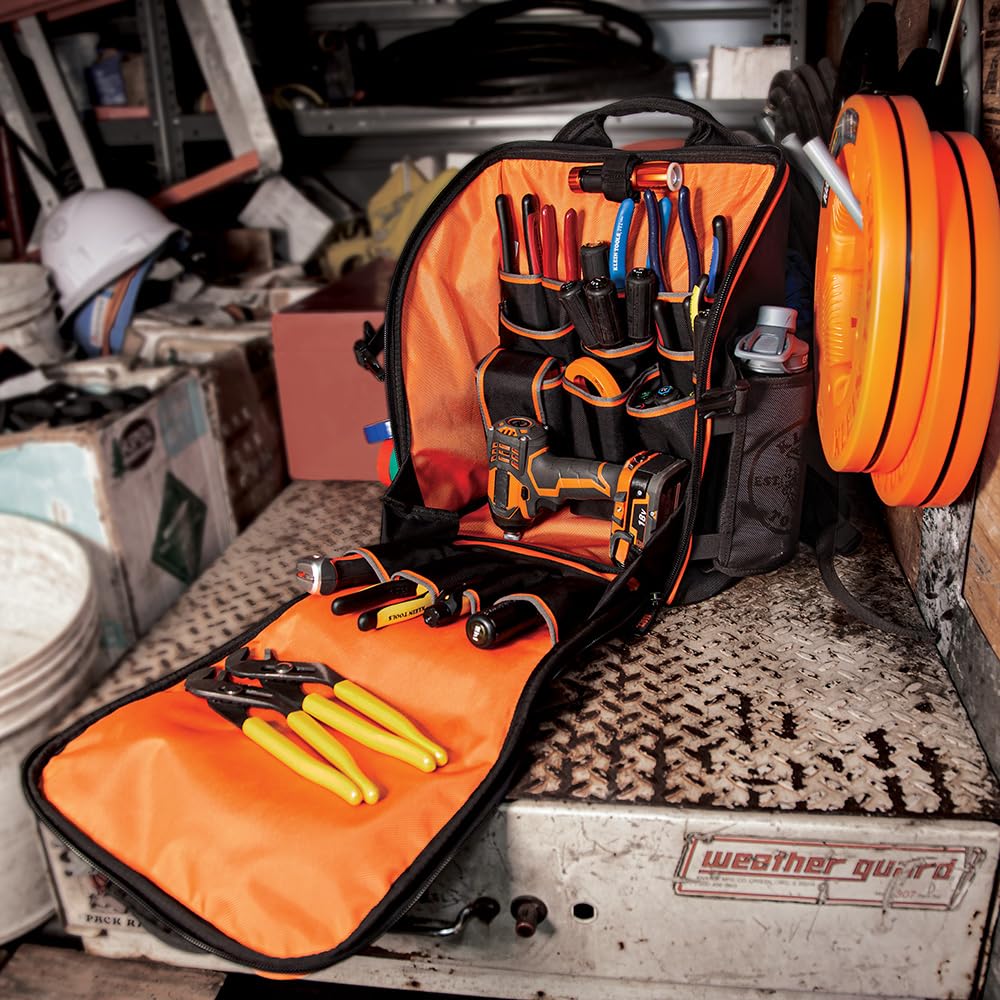 Foto 6 pulgar | Mochila Para Herramientas Klein Tools 55482 Con 21 Bolsillos - Venta Internacional.