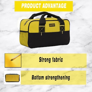Foto 3 | Bolsa Organizadora De Herramientas Fastech Impermeable De 14 Pulgadas, Amarilla - Venta Internacional.