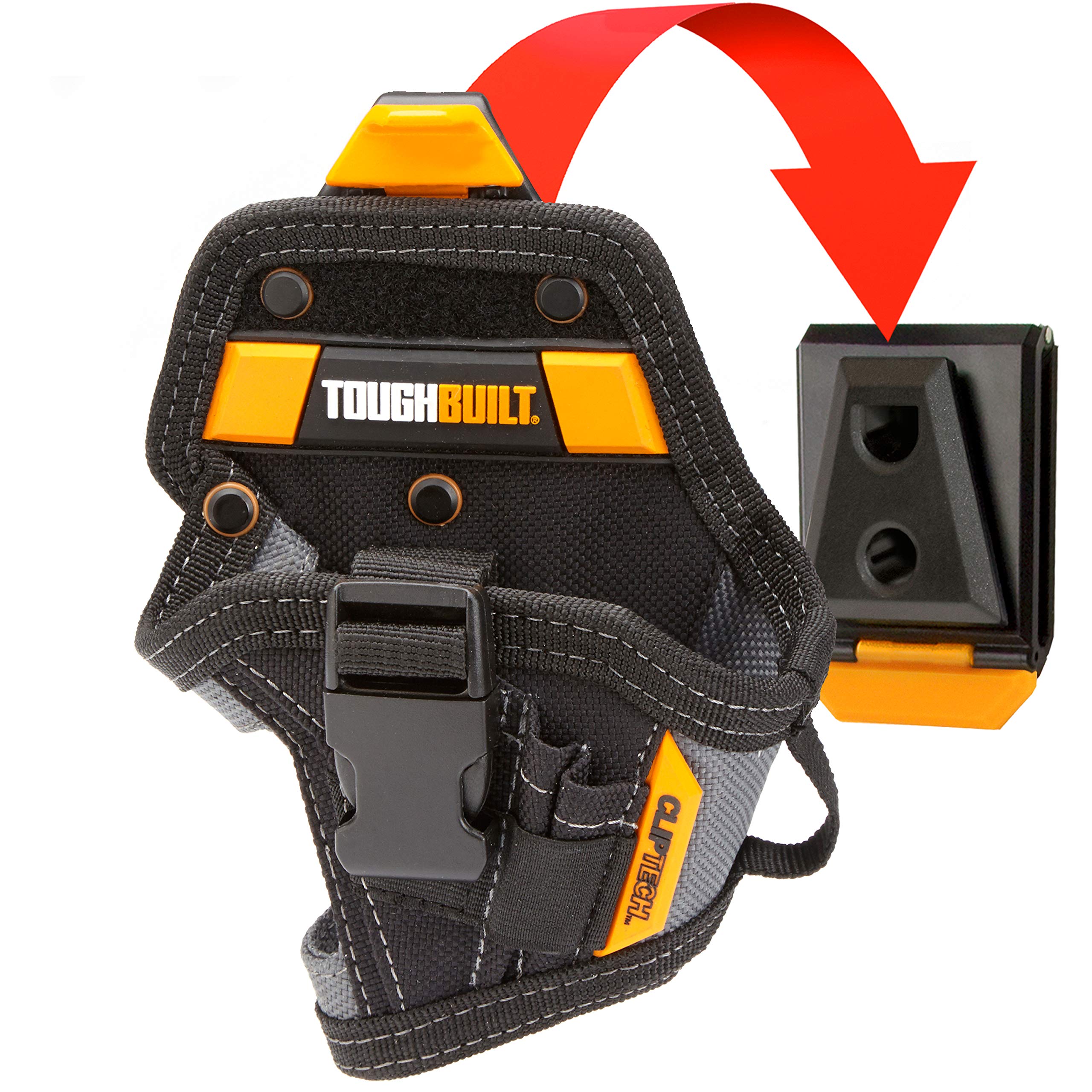 Funda de Taladro Toughbuilt TOU-CT-20-S de Iones de Litio Negra Pequeña - Venta Internacional