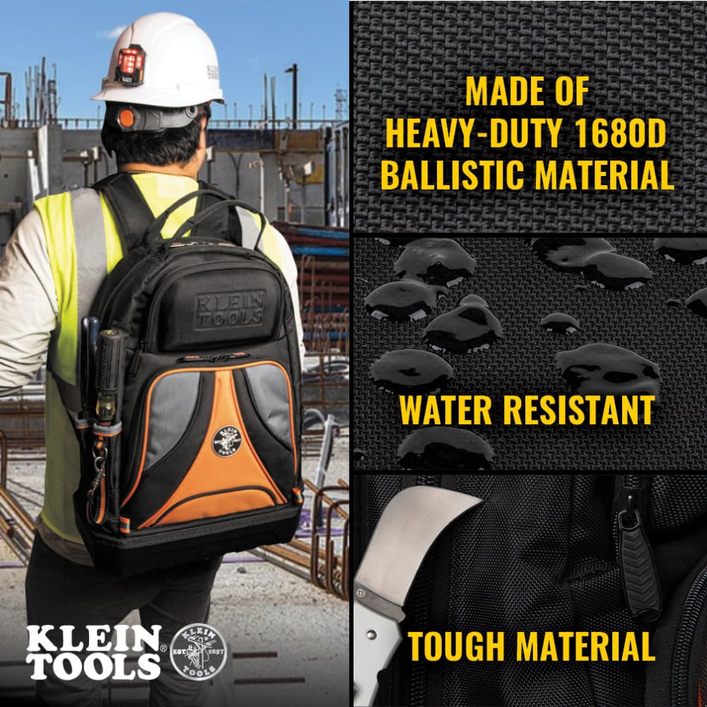 Foto 3 pulgar | Mochila Klein Tools Extra Storage Negra Grande - Venta Internacional.