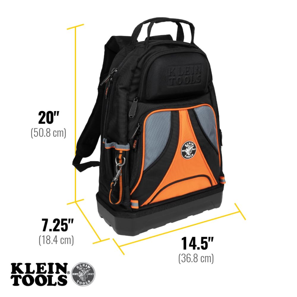 Foto 5 pulgar | Mochila Klein Tools Extra Storage Negra Grande - Venta Internacional.