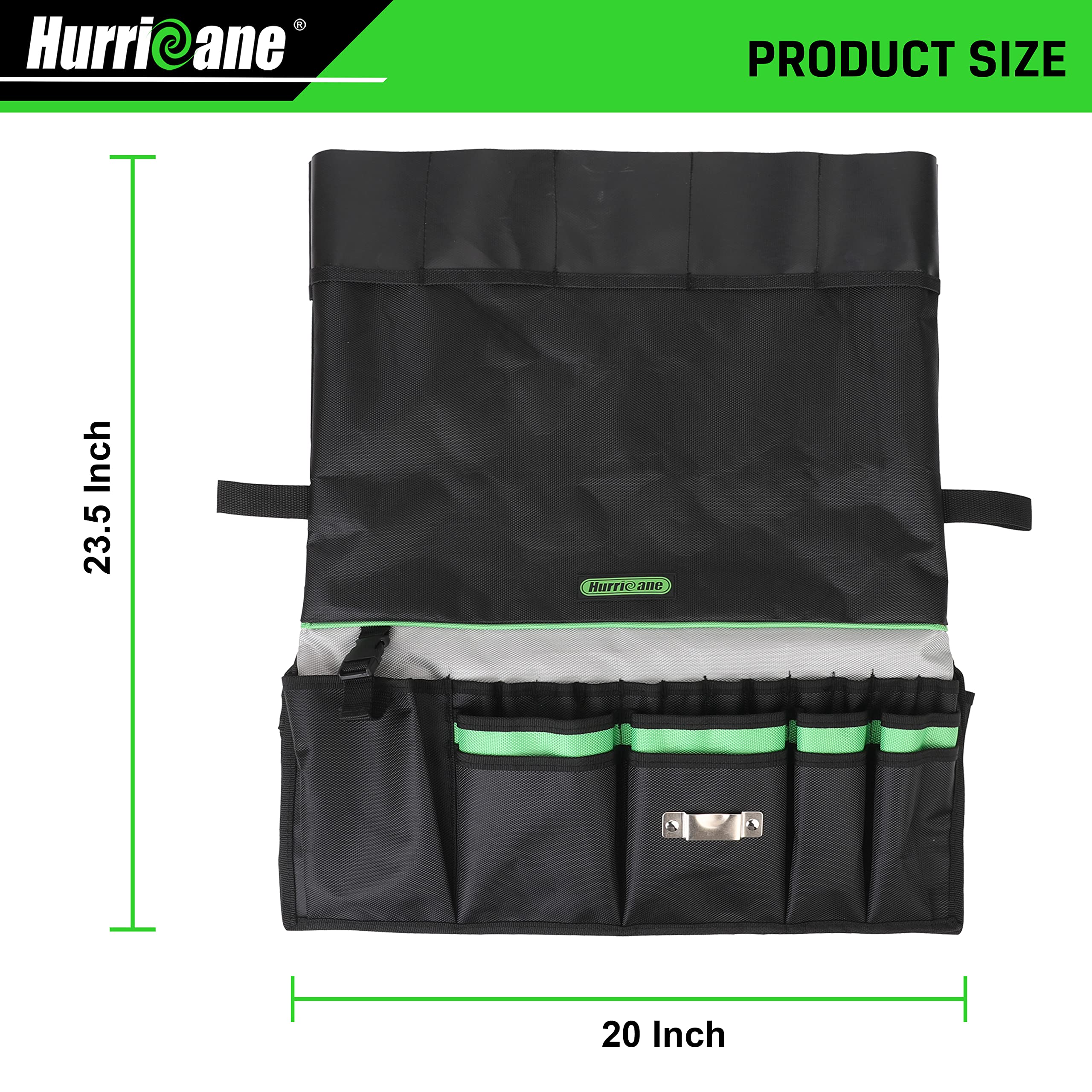 Foto 7 pulgar | Organizador De Bolsas Para Herramientas Hurricane, Balde De 5 Galones Con 52 Bolsillos - Venta Internacional.