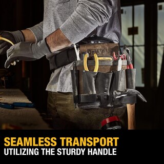 Foto 2 | Funda Para Herramientas Dewalt De Piel Para Electricistas, 8 Bolsillos - Venta Internacional.