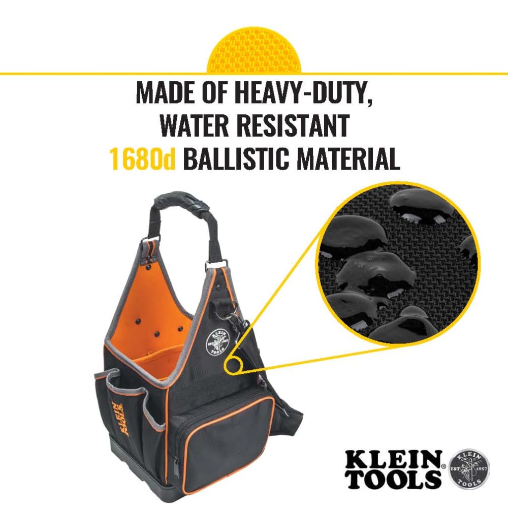 Foto 5 pulgar | Bolsa Para Herramientas Klein Tools Tradesman Pro Tote, 20 Bolsillos, 8 Pulgadas - Venta Internacional.