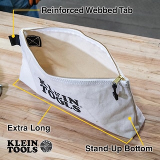Foto 2 | Bolsa De Herramientas Klein Tools 62042, 40 Cm, Extra Larga, Lona N.º 10 - Venta Internacional.