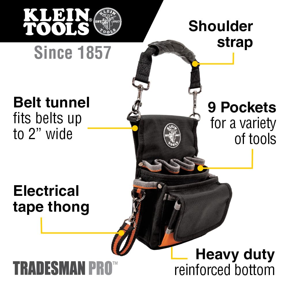 Foto 3 pulgar | Bolsa Para Herramientas Klein Tools Tradesman Pro™ De 9 Bolsillos - Venta Internacional.