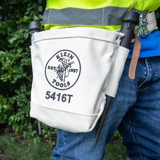 Foto 4 | Bolsa Para Herramientas Klein Tools 5416t, Bolsa De Lona Para Alfileres Y Tornillos - Venta Internacional.