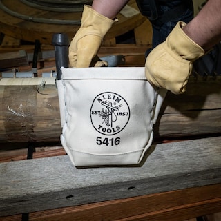 Foto 3 | Bolsa De Herramientas Klein Tools 5416 Para Almacenamiento De Pernos Con Trabillas En Forma De Toro - Venta Internacio