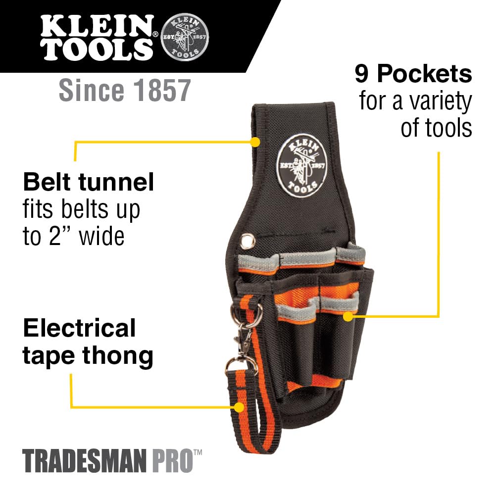 Foto 3 pulgar | Funda Para Herramientas Klein Tools 5240 Tradesman Pro Con 9 Bolsillos - Venta Internacional.