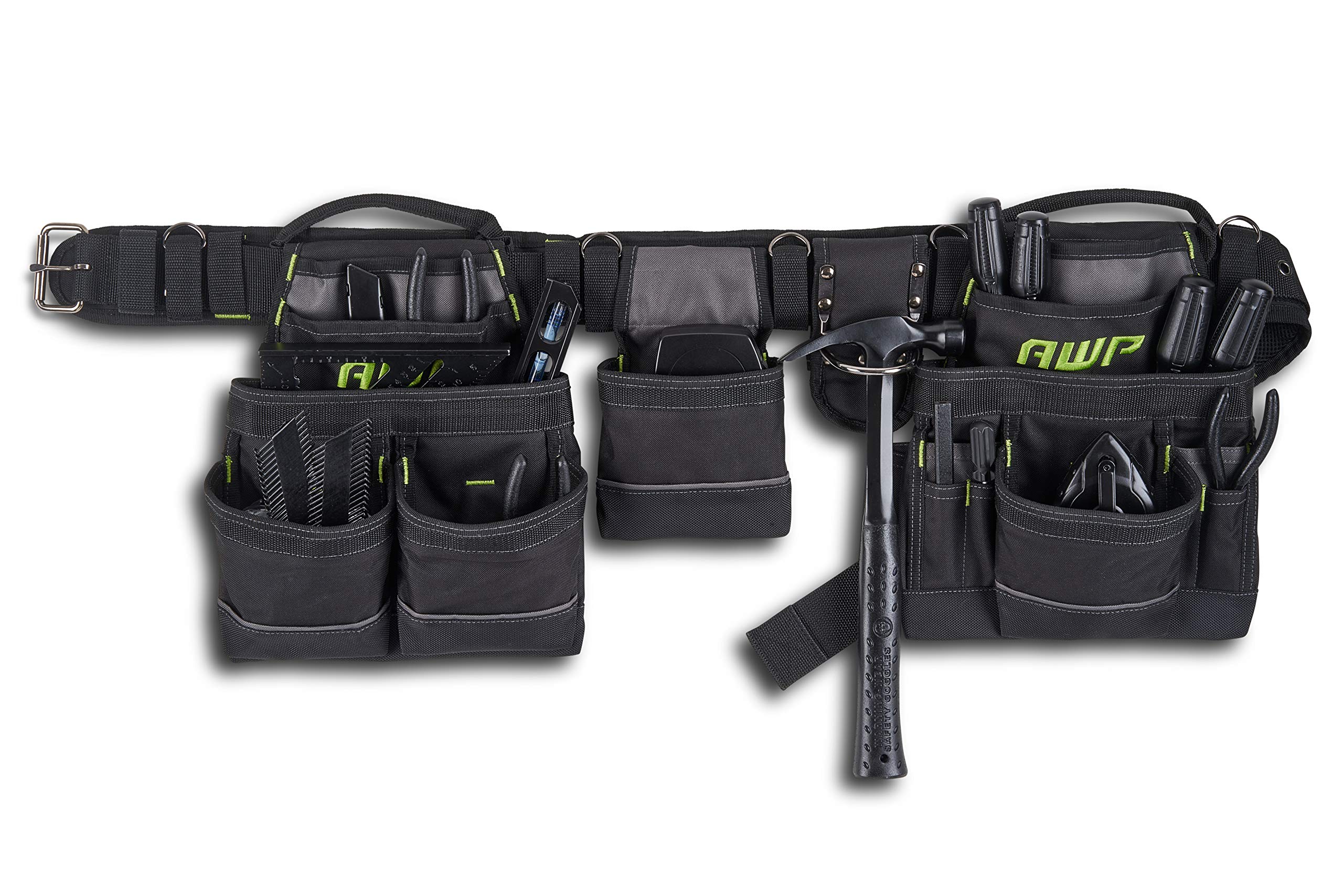 Equipo De Herramientas Carpenter Awp Con Cinturón De Herramientas De Primera Calidad Negro - Venta Internacional.
