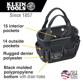 Foto 2 | Cubeta Para Herramientas Klein Tools 5144bhb14os, Cuerpo Duro, Ovalada - Venta Internacional.