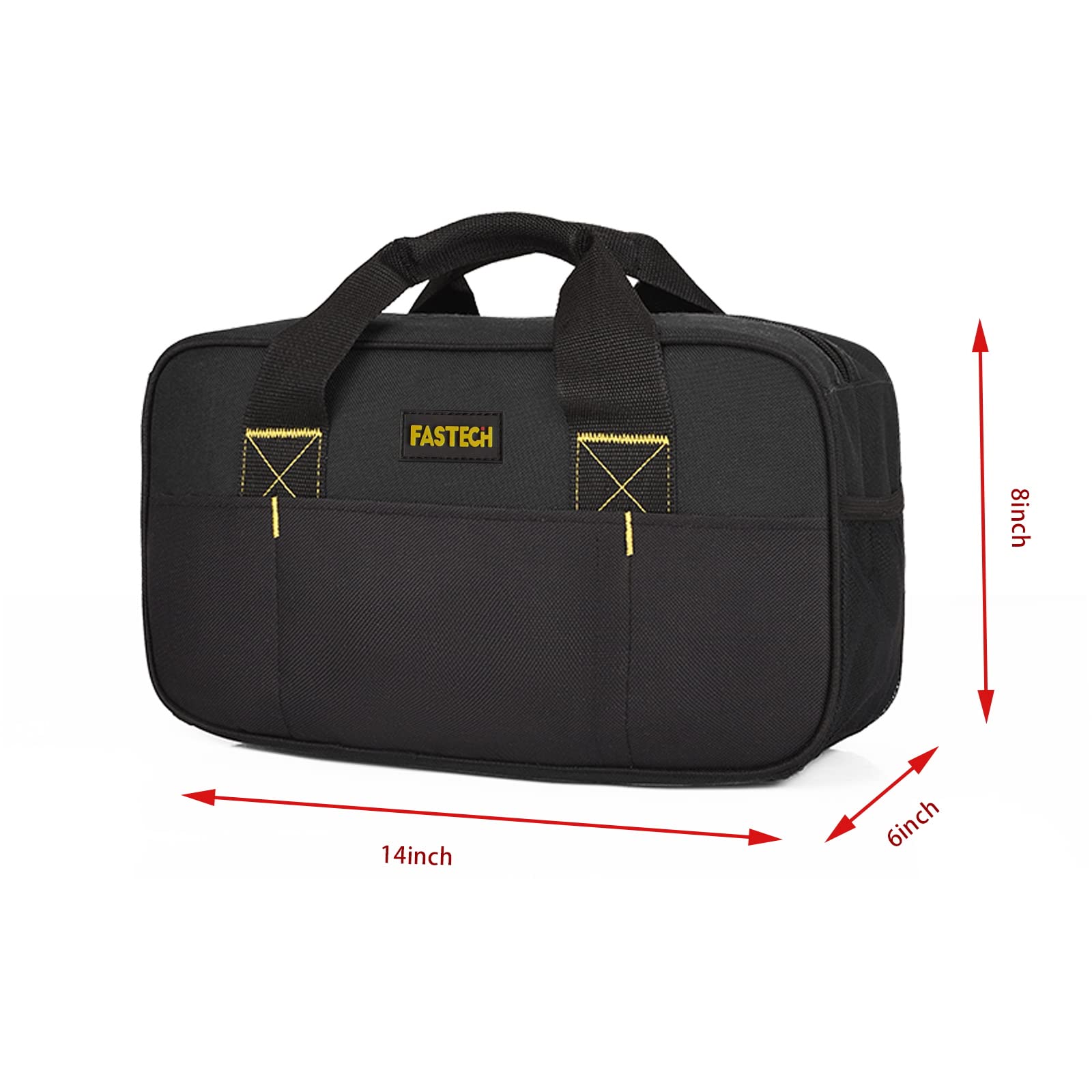 Foto 4 pulgar | Bolsa De Herramientas Fastech De Tela Oxford Impermeable De Boca Ancha De 14 Pulgadas - Venta Internacional.