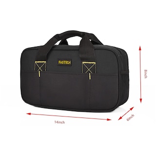 Foto 3 | Bolsa De Herramientas Fastech De Tela Oxford Impermeable De Boca Ancha De 14 Pulgadas - Venta Internacional.