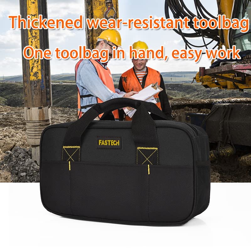 Foto 8 pulgar | Bolsa De Herramientas Fastech De Tela Oxford Impermeable De Boca Ancha De 14 Pulgadas - Venta Internacional.