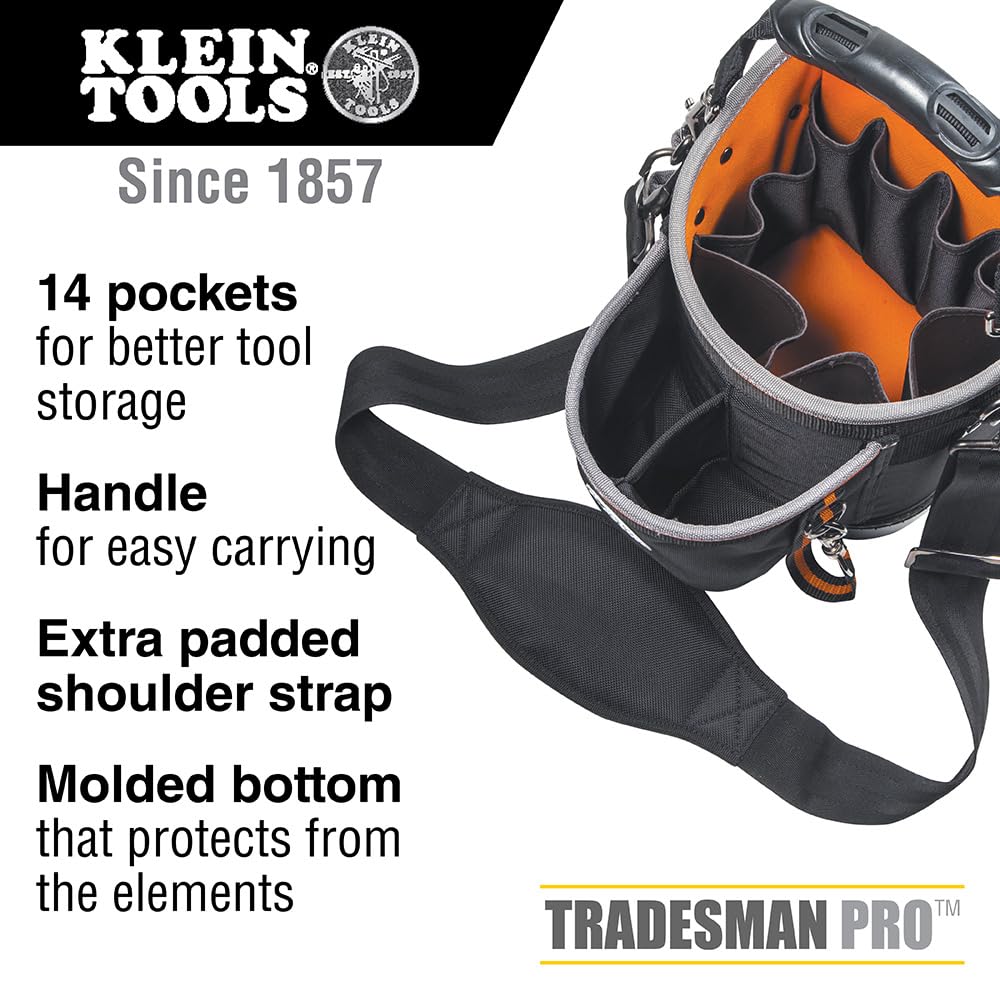 Foto 3 pulgar | Bolsa Para Herramientas Klein Tools 55419sp-14 Con Correa De Hombro, 14 Bolsillos - Venta Internacional.