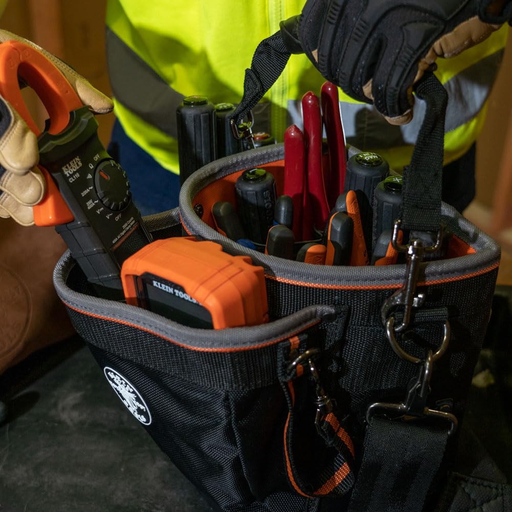 Foto 6 | Bolsa Para Herramientas Klein Tools 55419sp-14 Con Correa De Hombro, 14 Bolsillos - Venta Internacional.