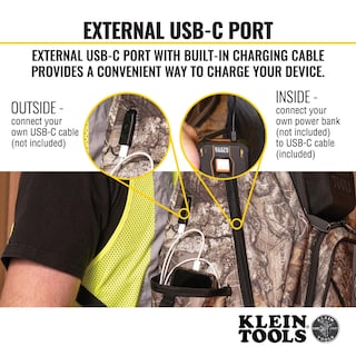 Foto 3 | Mochila Para Herramientas Klein Tools 62800bpcamo Tradesman Pro Con 40 Bolsillos - Venta Internacional.