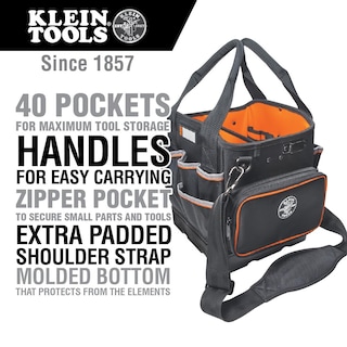 Foto 2 | Bolsa Para Herramientas Klein Tools 5541610-14 Con 40 Bolsillos Y Correa - Venta Internacional.