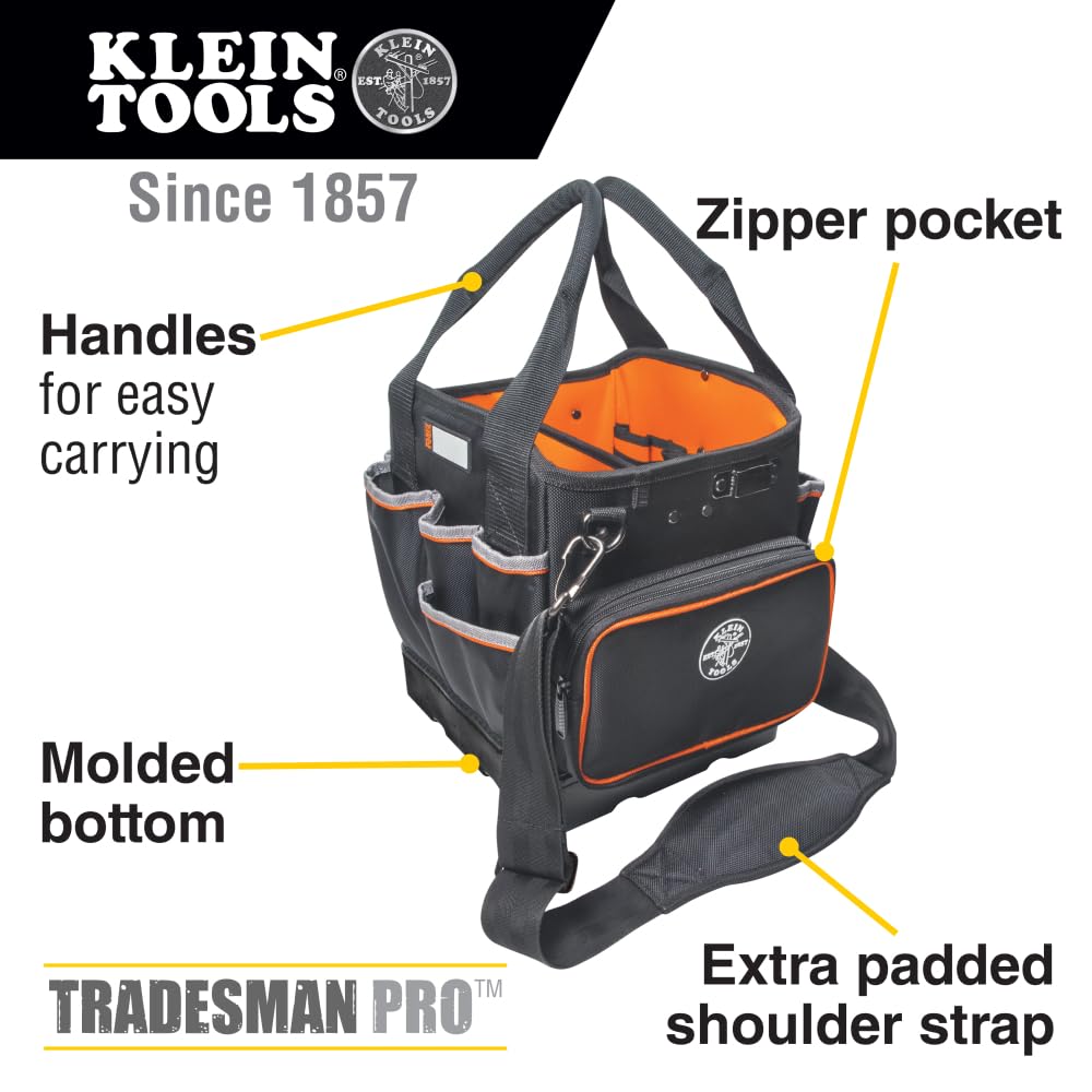 Foto 4 pulgar | Bolsa Para Herramientas Klein Tools 5541610-14 Con 40 Bolsillos Y Correa - Venta Internacional.