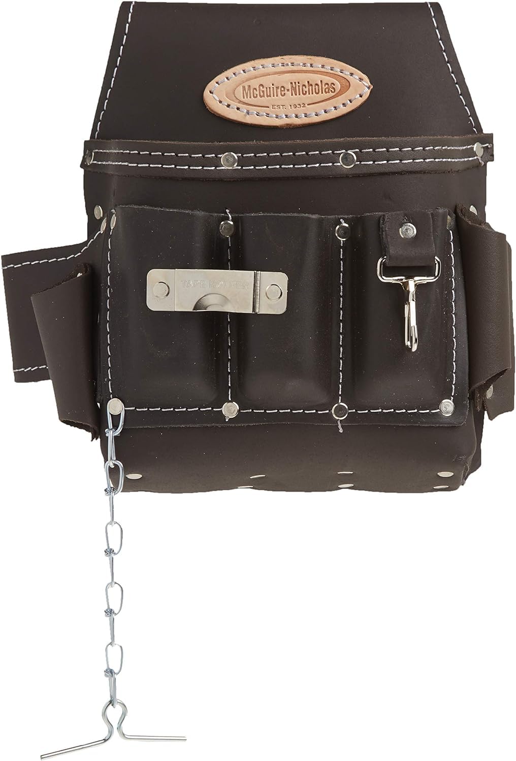 Funda De Electricista Mcguire-nicholas 526-cc De Piel Marrón - Venta Internacional.