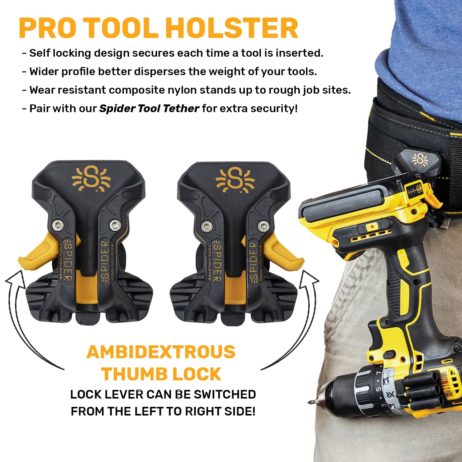 Foto 3 pulgar | Funda Para Herramientas Spider Pro + 2 Alfileres Para Las Principales Marcas - Venta Internacional.