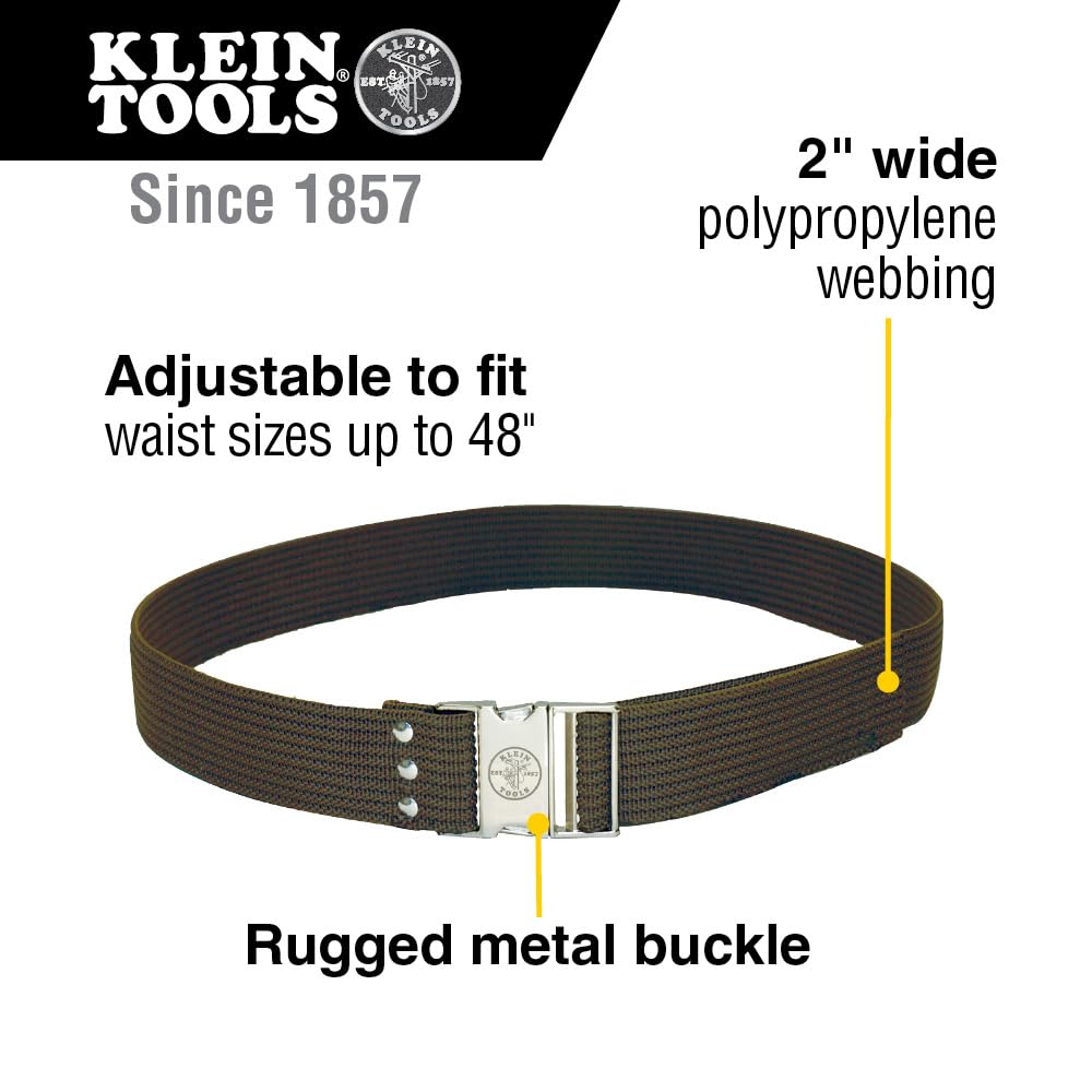 Foto 3 pulgar | Cinturón De Herramientas Klein Tools 5225 Ajustable Para Electricistas, 5,1 Cm De Ancho - Venta Internacional.