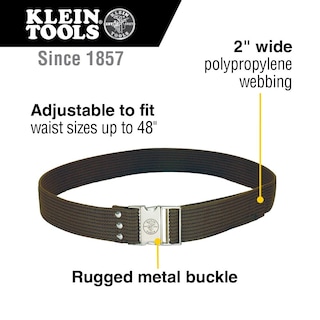 Foto 2 | Cinturón De Herramientas Klein Tools 5225 Ajustable Para Electricistas, 5,1 Cm De Ancho - Venta Internacional.