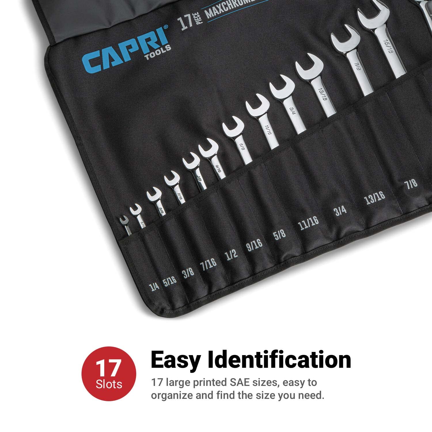 Foto 5 pulgar | Funda Enrollable Capri Tools Sae Con 17 Bolsillos, Color Negro - Venta Internacional.