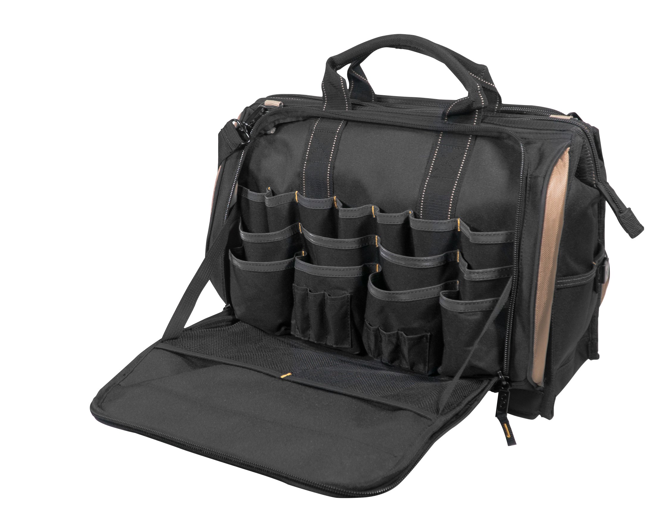Foto 4 pulgar | Bolsa Para Herramientas Custom Leathercraft 1539 Con Múltiples Compartimentos Y 50 Bolsillos - Venta Internacional.