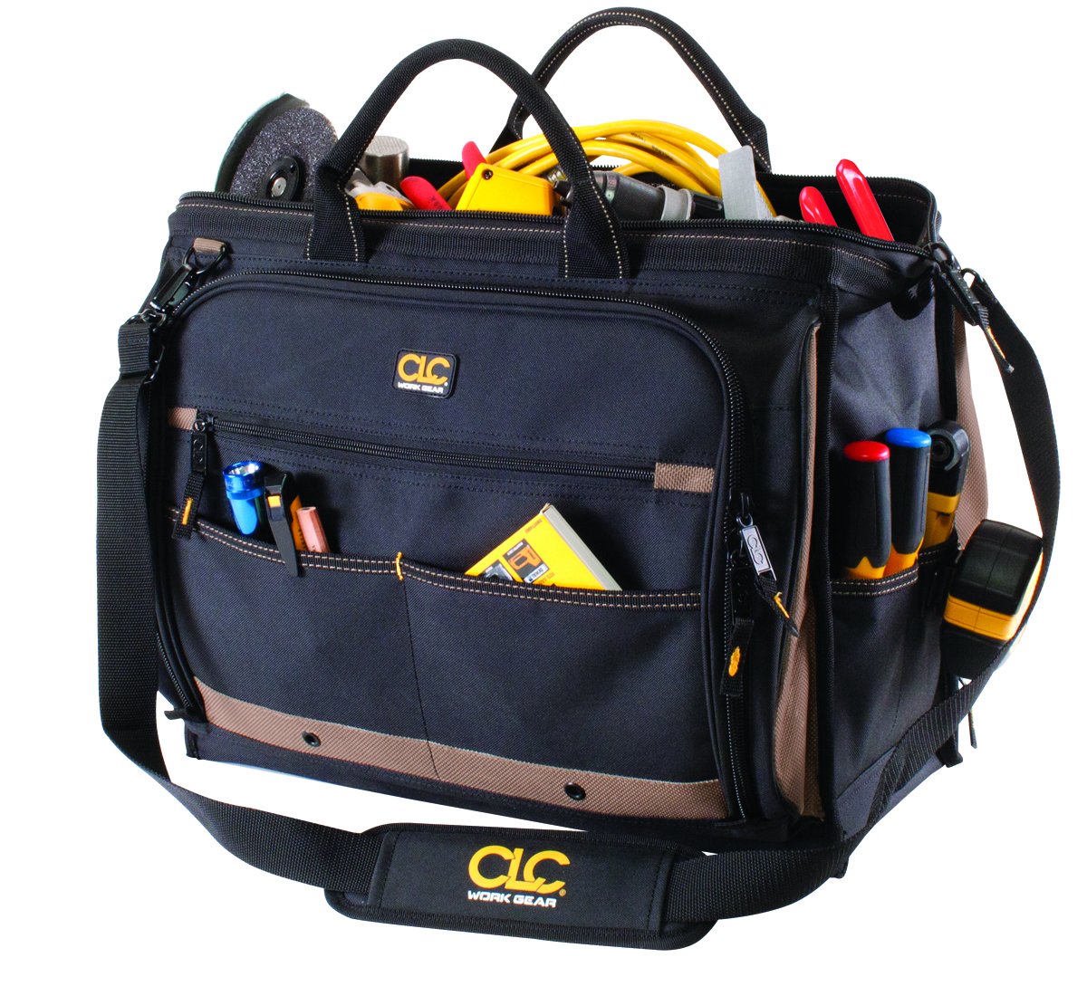 Foto 6 pulgar | Bolsa Para Herramientas Custom Leathercraft 1539 Con Múltiples Compartimentos Y 50 Bolsillos - Venta Internacional.