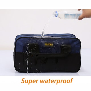 Foto 4 | Bolsa Para Herramientas Fastech, 14 Pulgadas, Boca Ancha, Impermeable, Azul - Venta Internacional.