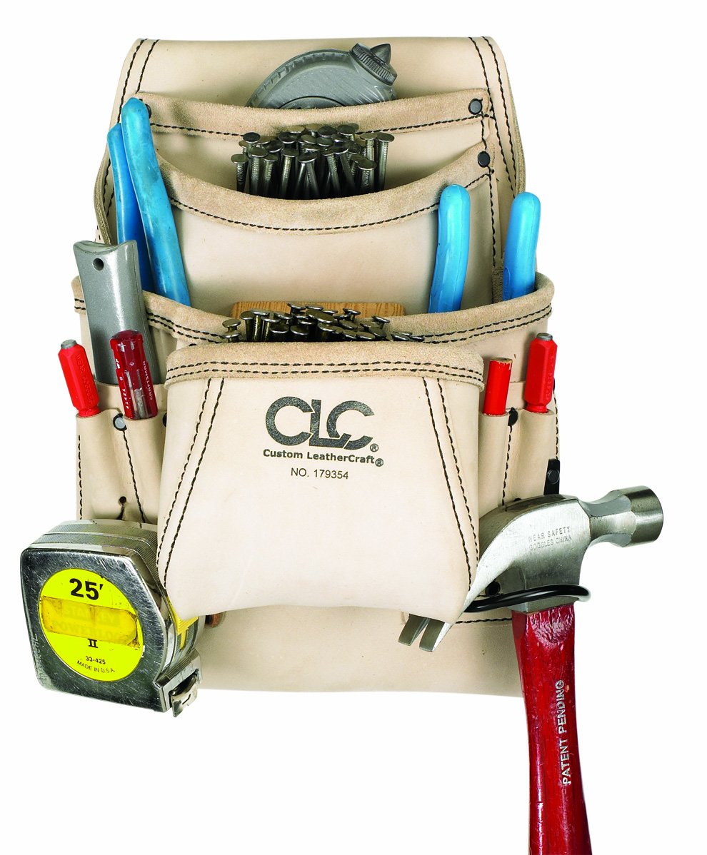 Foto 2 pulgar | Bolsa De Herramientas Custom Leathercraft 179354 Reversed Top Grain - Venta Internacional.