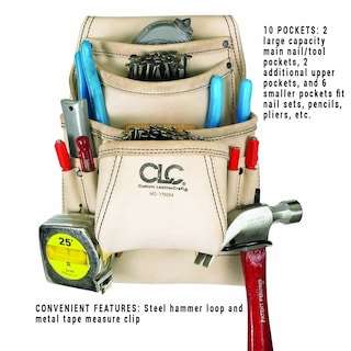 Foto 3 | Bolsa De Herramientas Custom Leathercraft 179354 Reversed Top Grain - Venta Internacional.