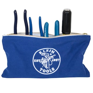 Foto 3 | Bolsa De Lona Con Cierre Klein Tools 5140 Para Herramientas, Paquete De 4 - Venta Internacional.