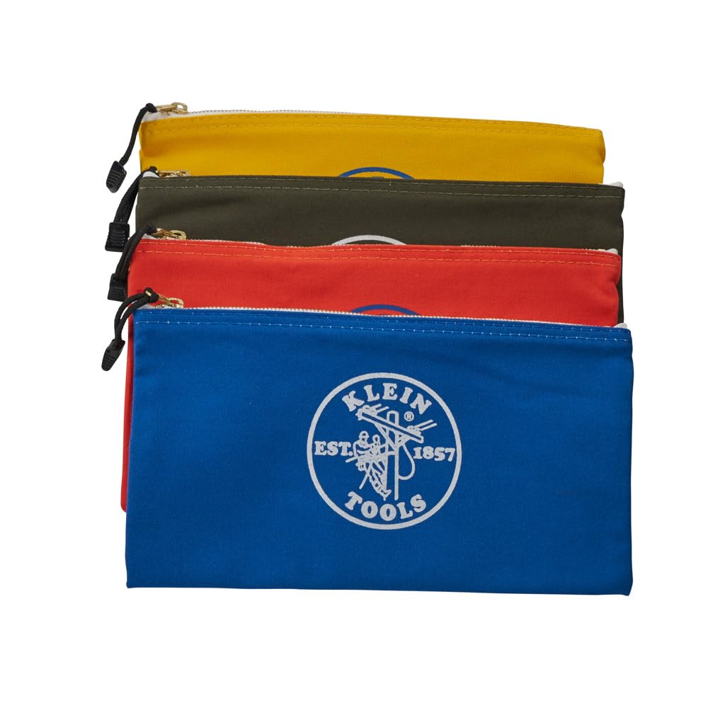 Foto 5 | Bolsa De Lona Con Cierre Klein Tools 5140 Para Herramientas, Paquete De 4 - Venta Internacional.