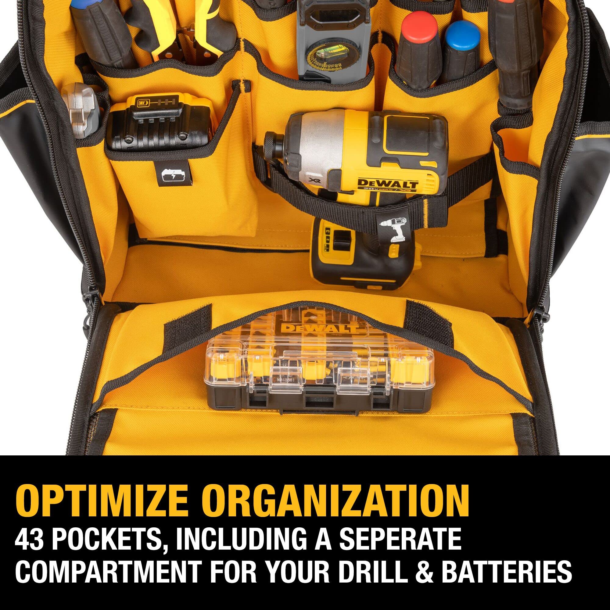 Foto 4 pulgar | Mochila Para Herramientas Dewalt Tool Storage Resistente Al Agua Dwst560102 - Venta Internacional.