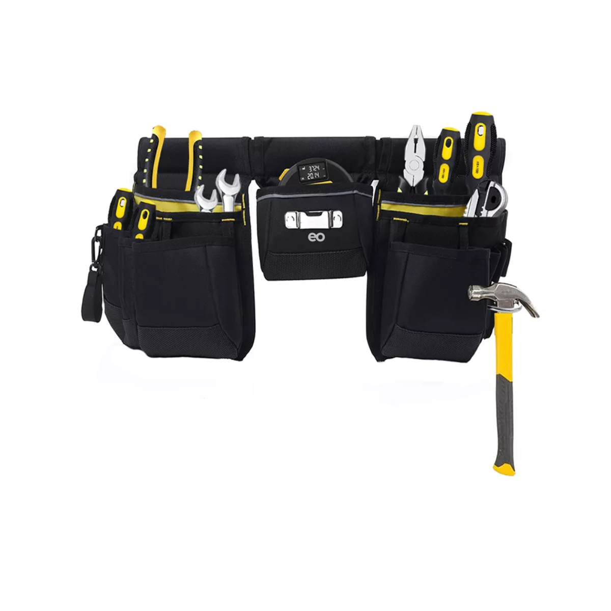 Cinturón Y Porta Herramientas Con Bolsas Portaherramientas Eo Safe Imports Esi-18769 Negro