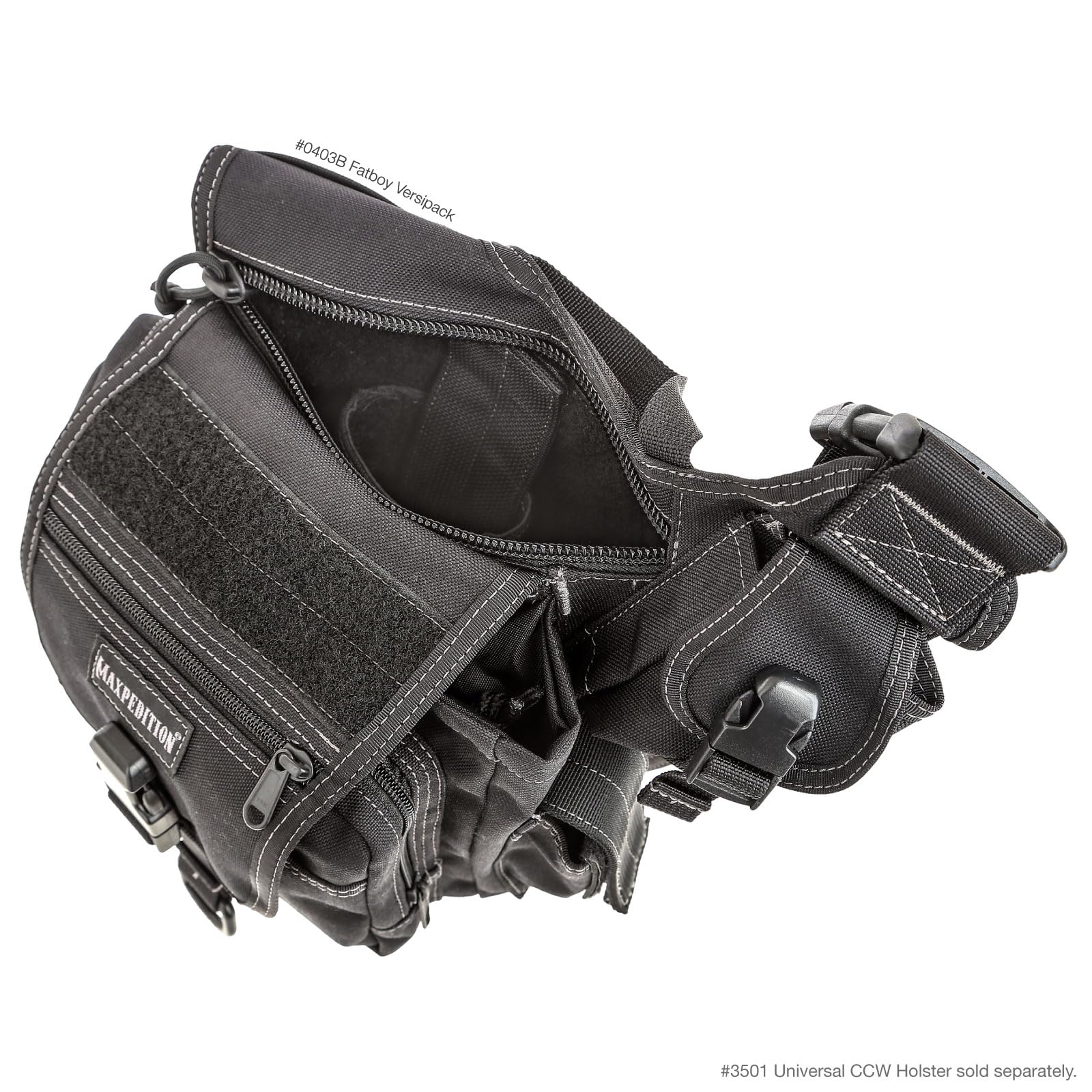 Foto 8 pulgar | Bolsa De Equipo Maxpedition Fatboy Versipack Negra - Venta Internacional.