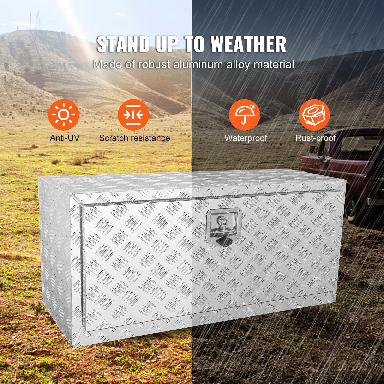 Foto 4 | Maleta Para Camión Con Cierre Impermeable, 36 X 14 X 16 Cm, 36 X 14 X 16 Cm, Con Cierre - Venta Internacional.
