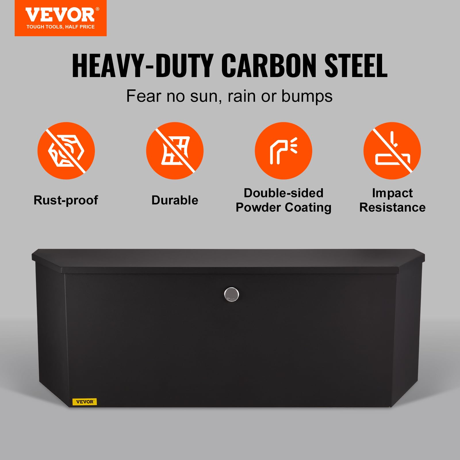 Foto 2 | Lengonera Vevor Steel Para Remolque, 36 X 12 X 12 Cm, Con Cierre Para Recogida - Venta Internacional.