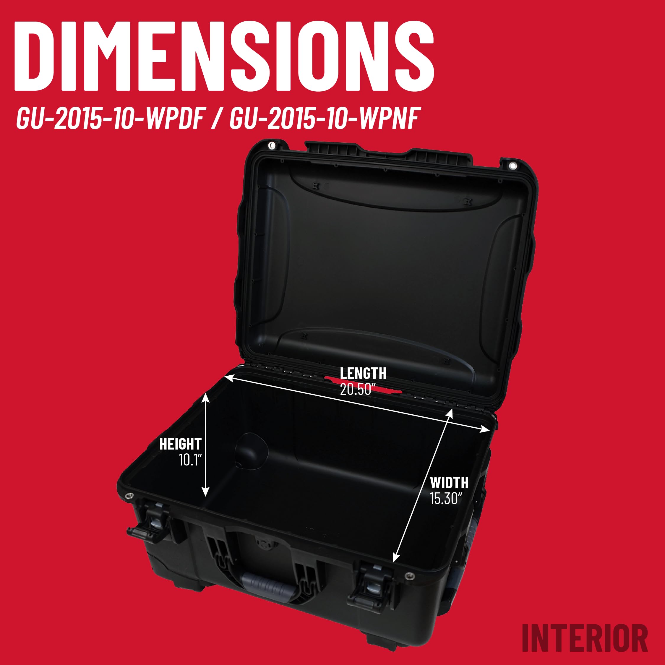 Foto 7 pulgar | Maletín Utilitario Gator Gu-2015-10-wpdf Serie Titan Impermeable - Venta Internacional.