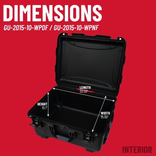 Foto 6 | Maletín Utilitario Gator Gu-2015-10-wpdf Serie Titan Impermeable - Venta Internacional.