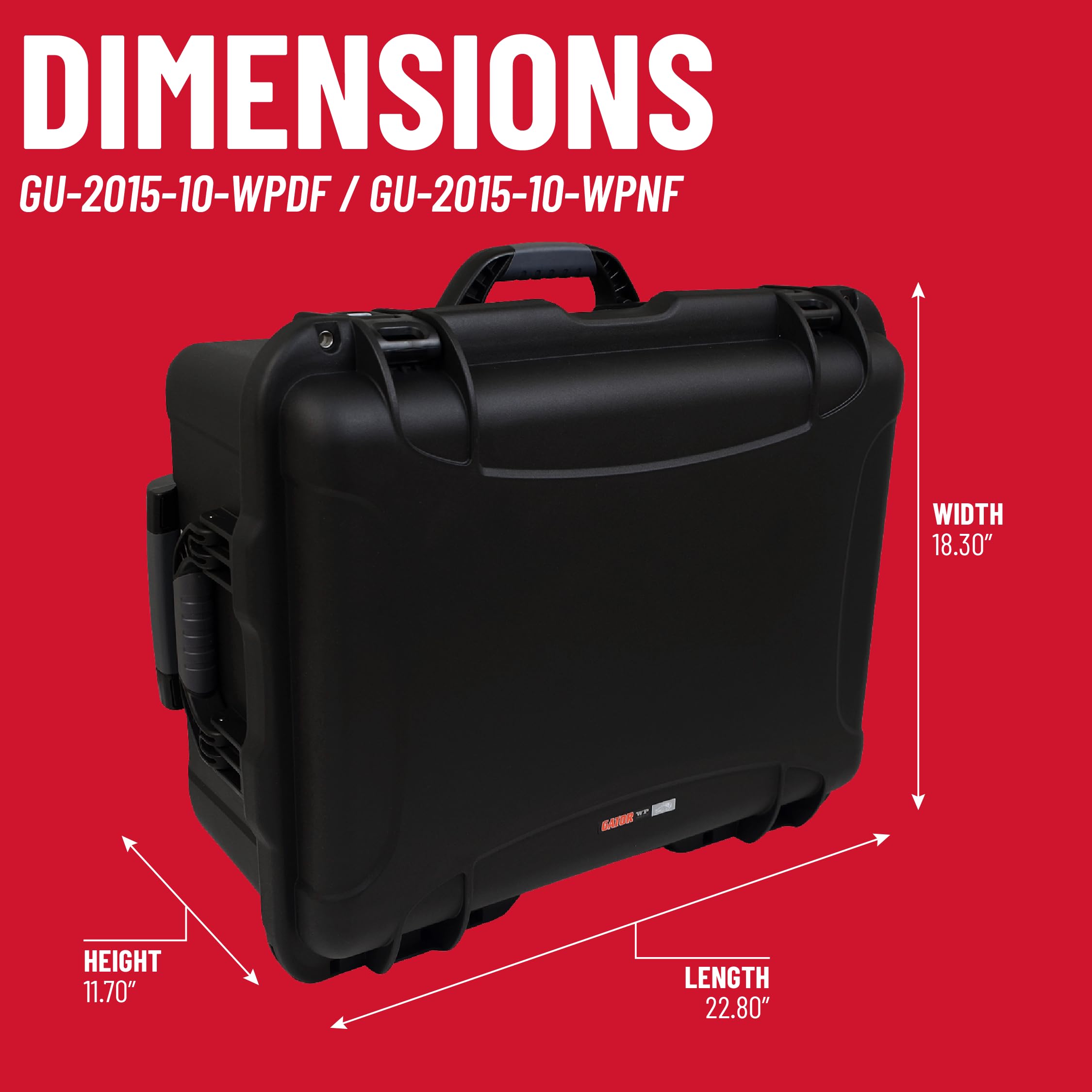 Foto 8 pulgar | Maletín Utilitario Gator Gu-2015-10-wpdf Serie Titan Impermeable - Venta Internacional.