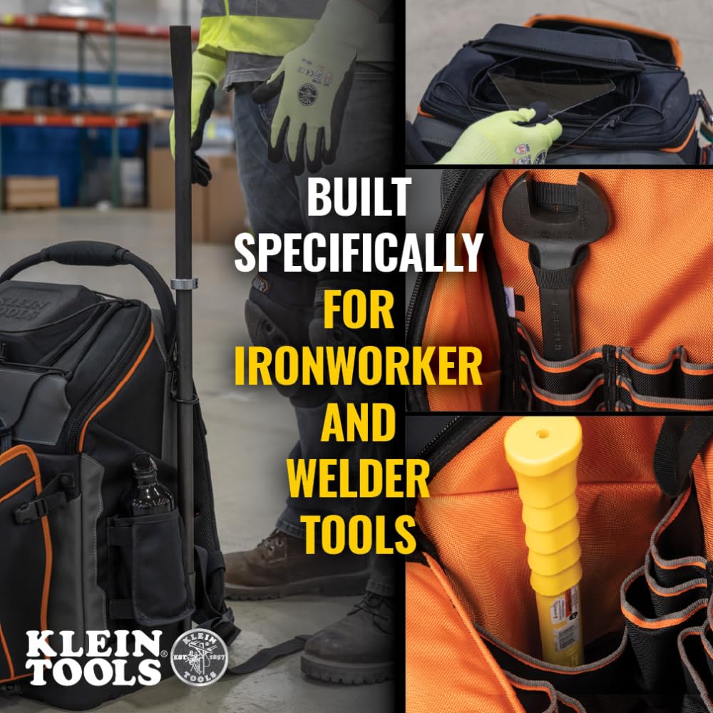 Foto 5 | Mochila Klein Tools 55665 Para Herreros Y Soldadores, 27 Bolsillos - Venta Internacional.